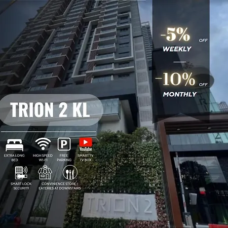 Trion 2, Klcc Trx Ikea At Chan Sow Lin, Kuala Lumpur By One Guesthouse